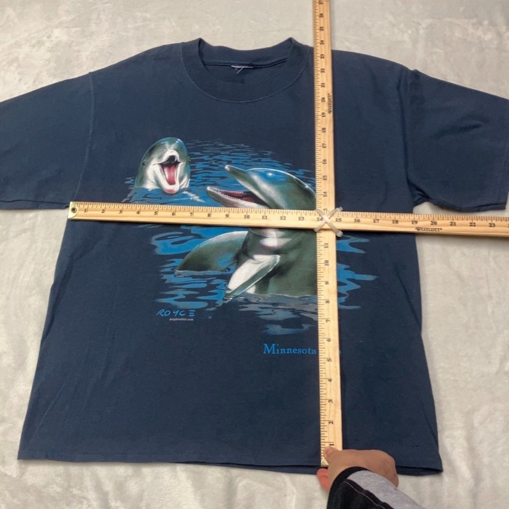 Vintage 90s Dolphin Graphic Tee - Picture 4 of 4